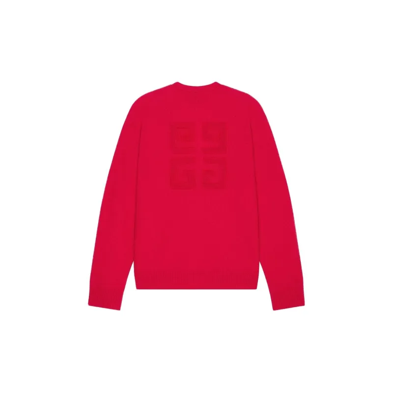GIVENCHY Cardigan In Cashmere And Silk Knitwear Women's Red-1