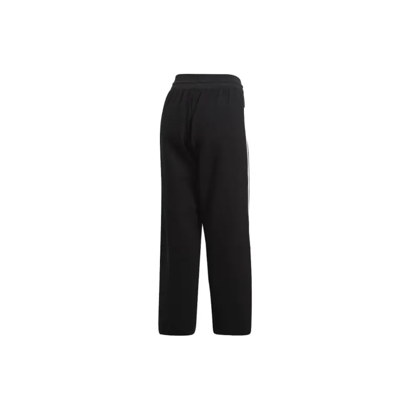 Adidas Knit Pleated Pants Casual Pants Women's Black-1