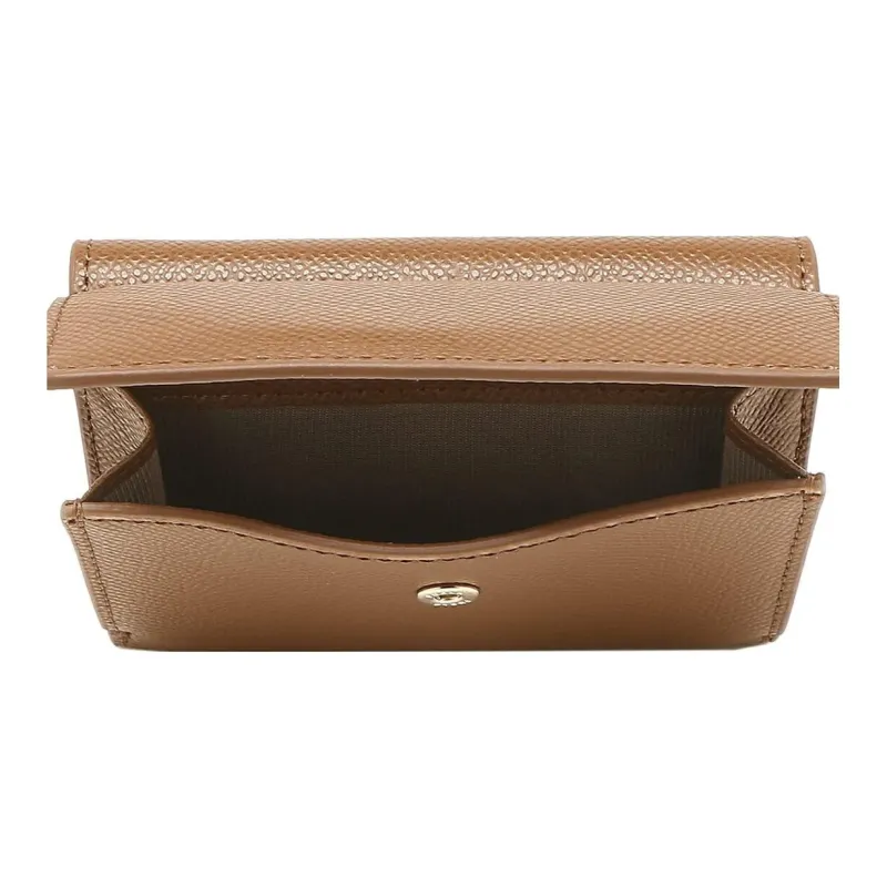 Furla Leather Wallet Mini Women's Cognac Brandy-4