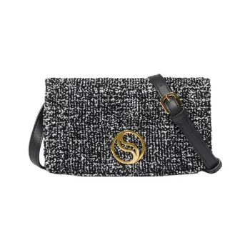 Stella McCartney S Wave Polyester Wallet Women's Black