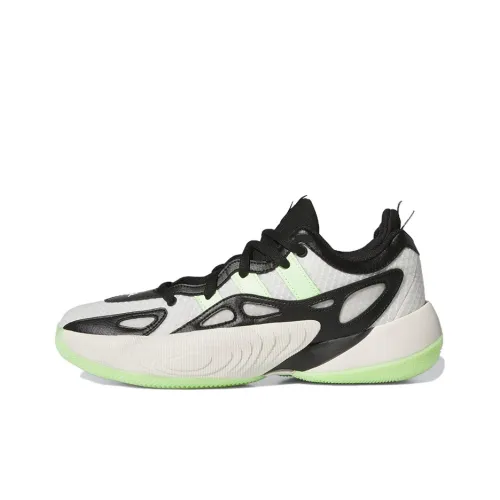 Adidas Trae Unlimited Basketball Shoes Unisex Low-Top White/Black/Green