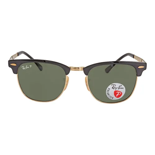 RayBan Round Sunglasses Unisex Black