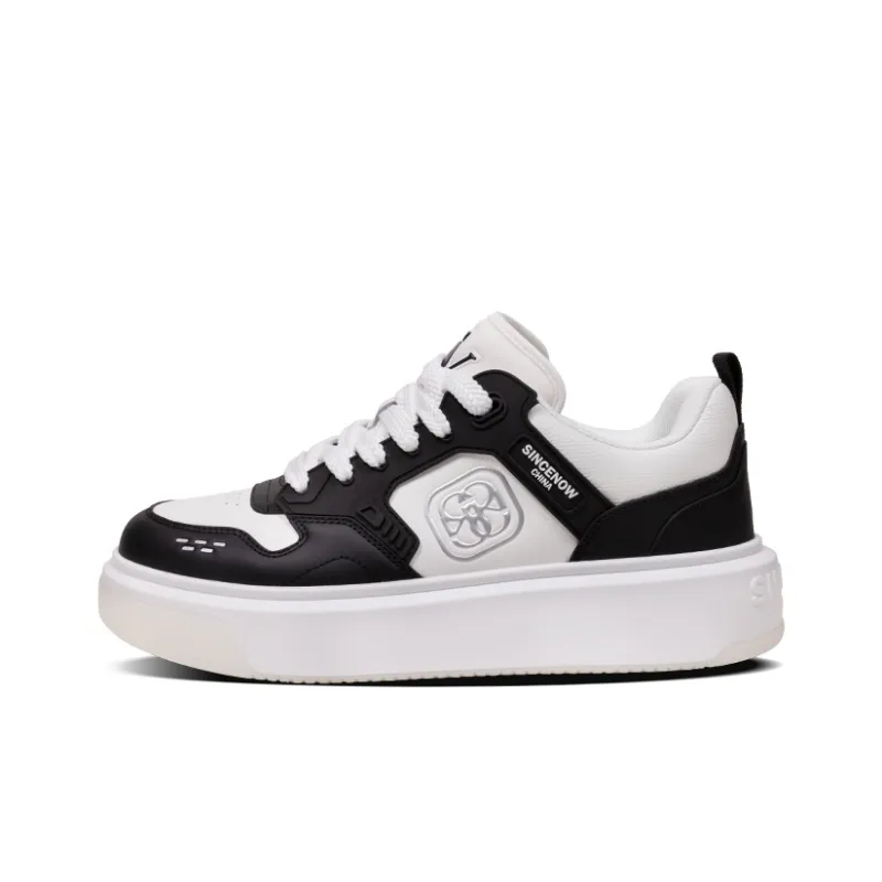 SINCENOW Slip-Resistant Cushioning Impact Resistance Wear-Resistant Low-Top Trendy Casual Shoes Men's Black-0