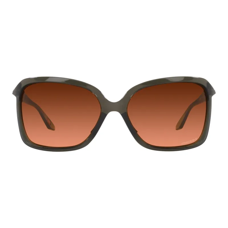 Oakley Plastic Irregular Shape Sunglasses Women's Gray-1