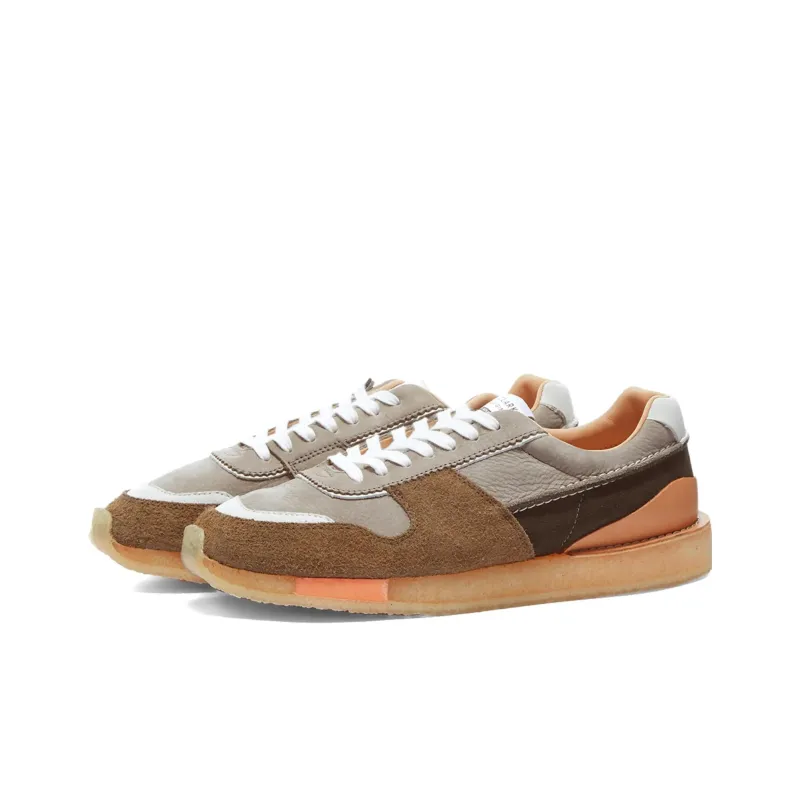 Clarks Low Top Casual Shoes Men's Taupe-1