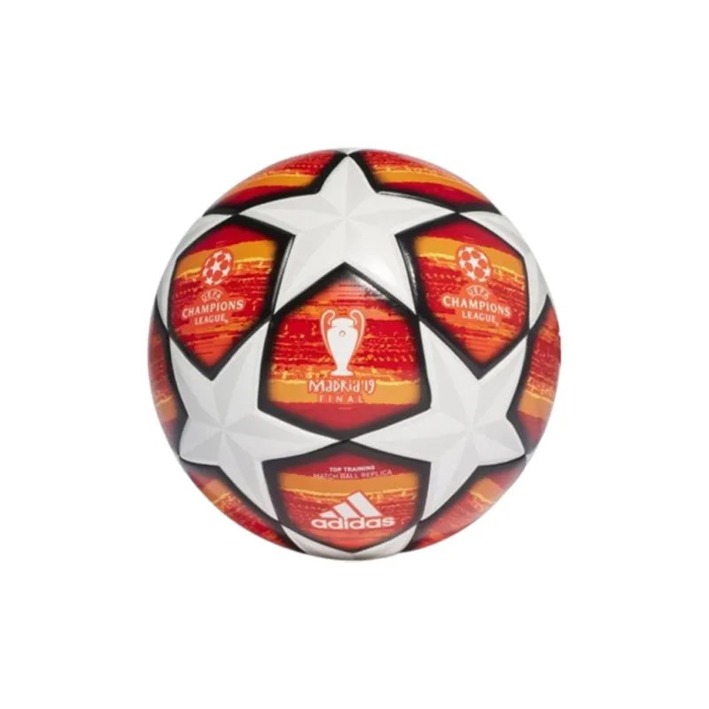 Adidas Size 4 Soccer PU Seamless Thermal bonding Unisex Red Yellow Silver-0