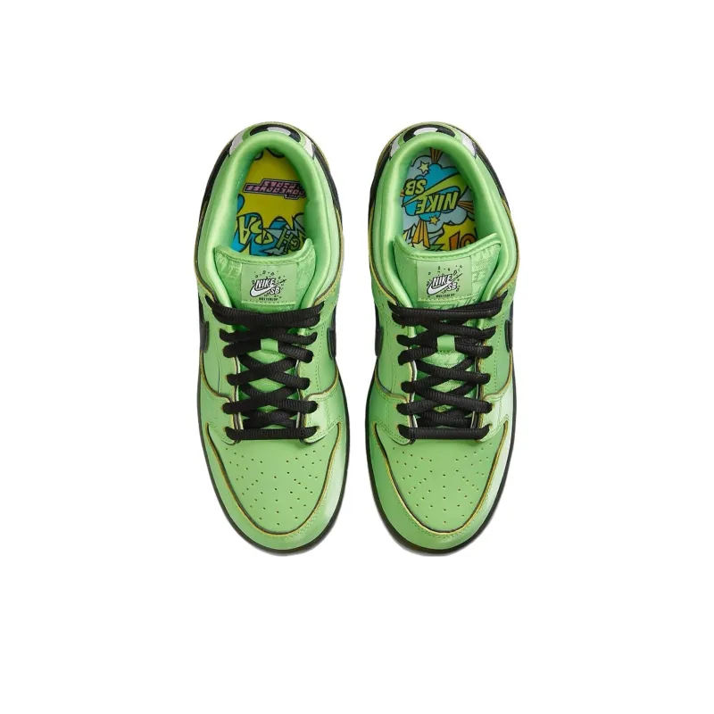 The Powerpuff Girls X Nike SB Dunk Low 'Buttercup'-3