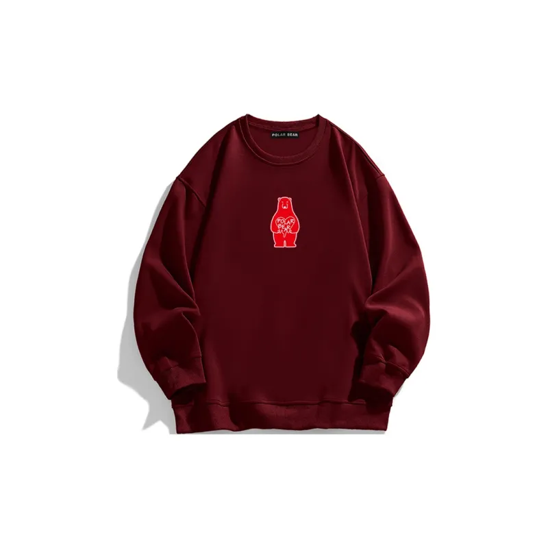 POLAR BEAR Loose Fit Drop Shoulder Sweatshirt Unisex-5