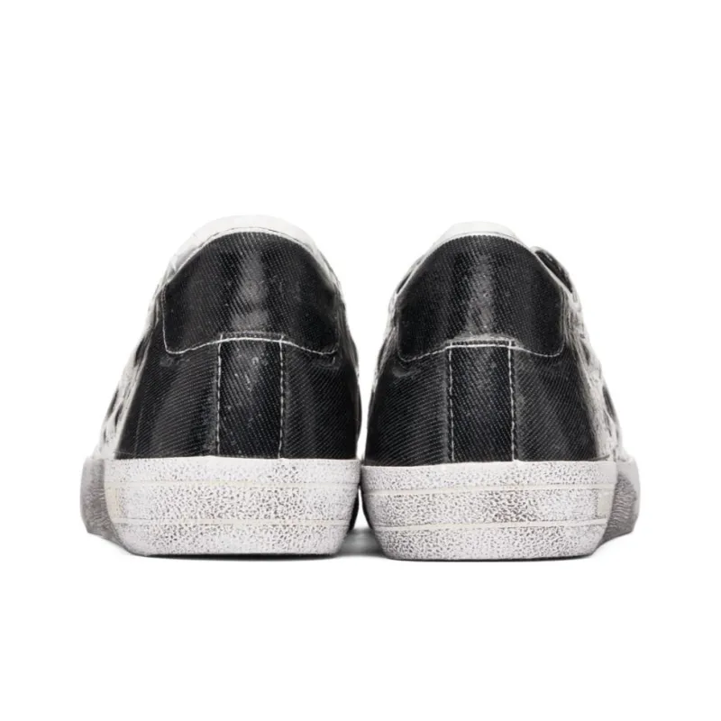 DIESEL S Leroji Low Top Skateboard Shoes Men's Gray Black-3