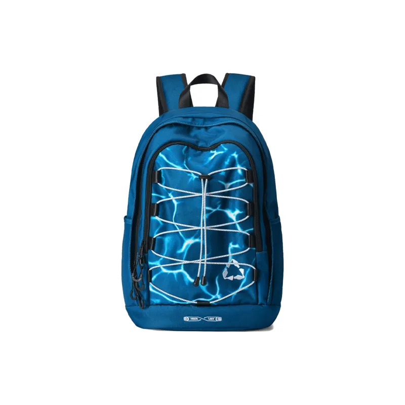 FINITE LOOP Recycled Polyester Backpack Regular Unisex Blue-0