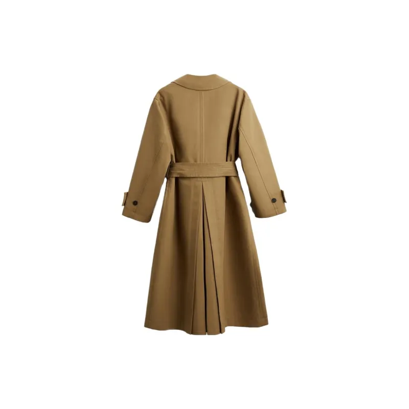 Studio Nicholson X ZARA Studio Nicholson Co-brand Trench Coats Women's Khaki-1
