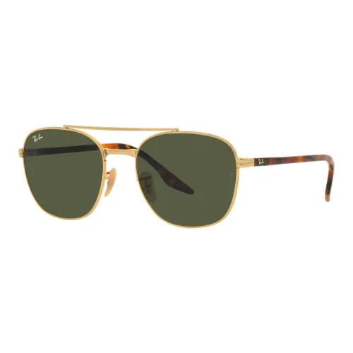RayBan Metal Round Sunglasses Womens Black