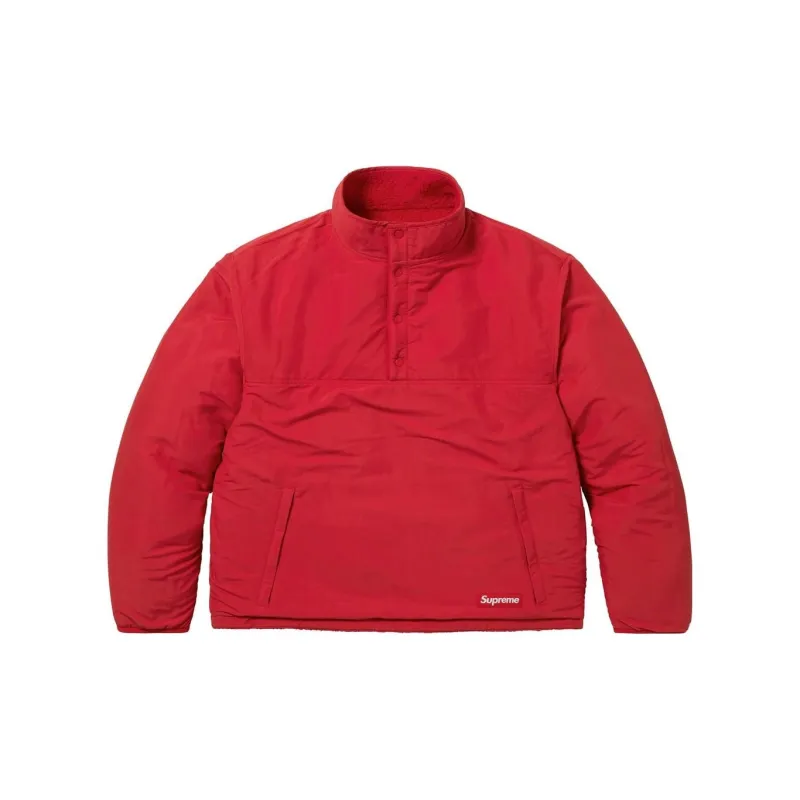 Supreme Polartec Shearling Reversible Pullover-21