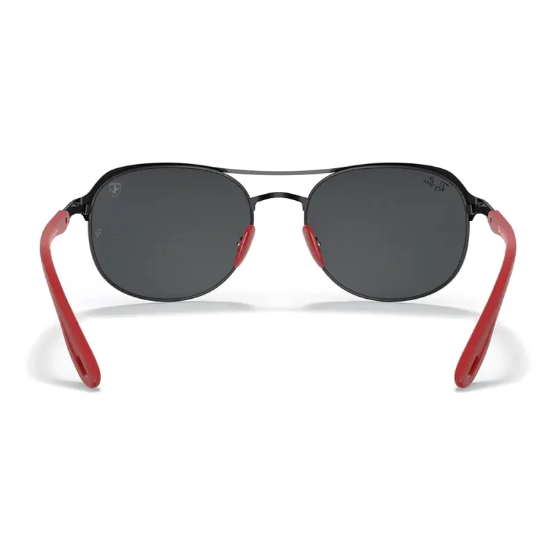 RayBan Irregular Shape Sunglasses Unisex Black-4