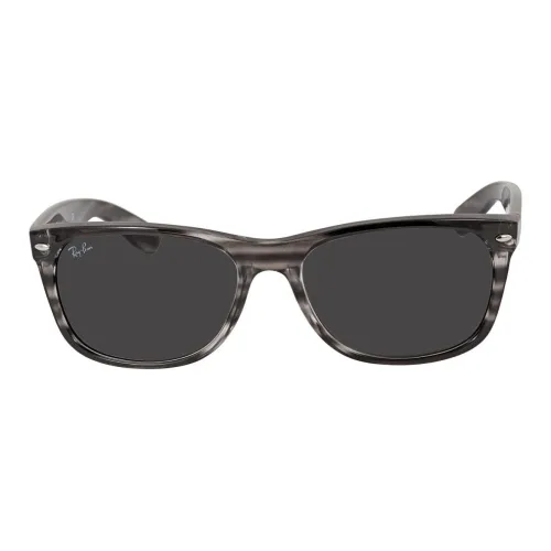 RayBan Irregular Shape Sunglasses Unisex Black