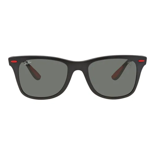 RayBan Rectangular Sunglasses Unisex Black