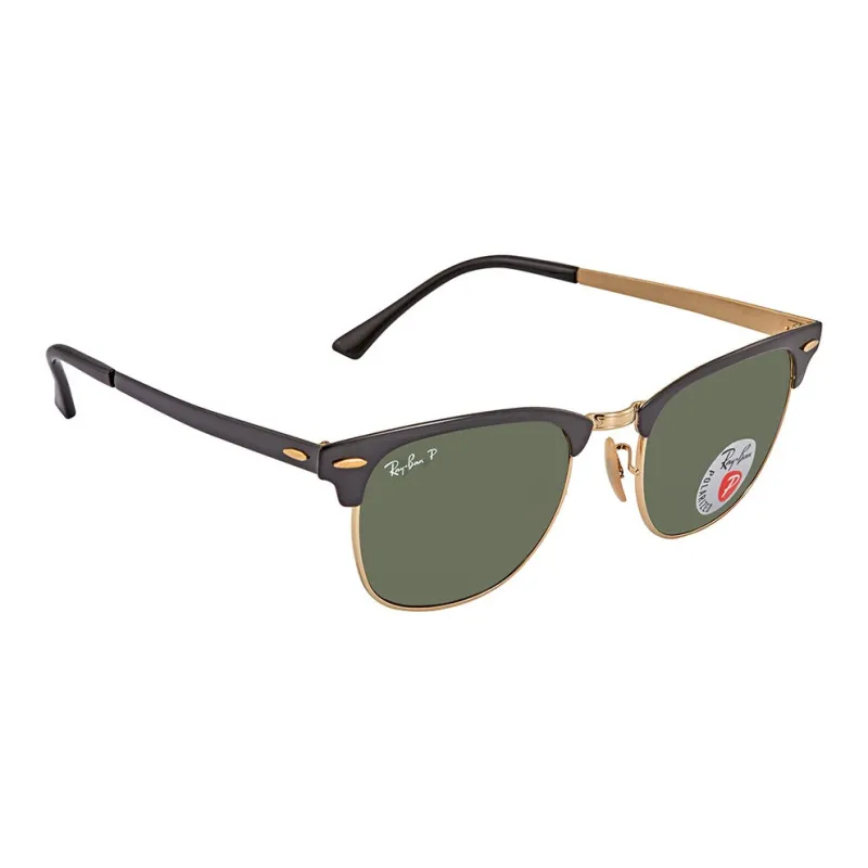 RayBan Round Sunglasses Unisex Black-1