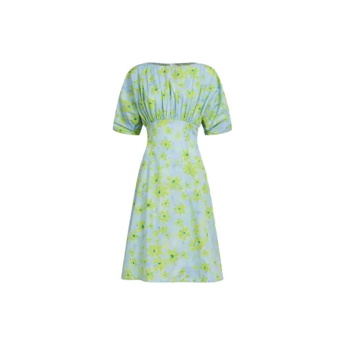 MARNI Short-Sleeved Dresses Women's Green