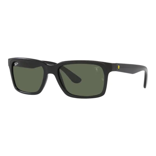 RayBan Rectangular Sunglasses Unisex Black