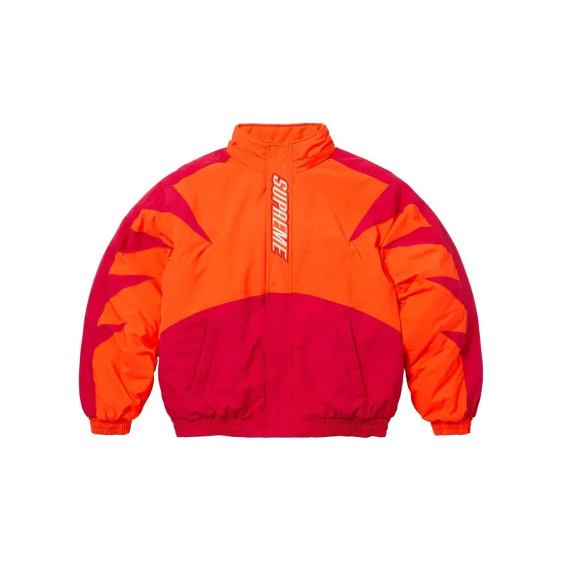 Supreme Wildcat Sideline Puffer Jacket Orange M - POIZON 