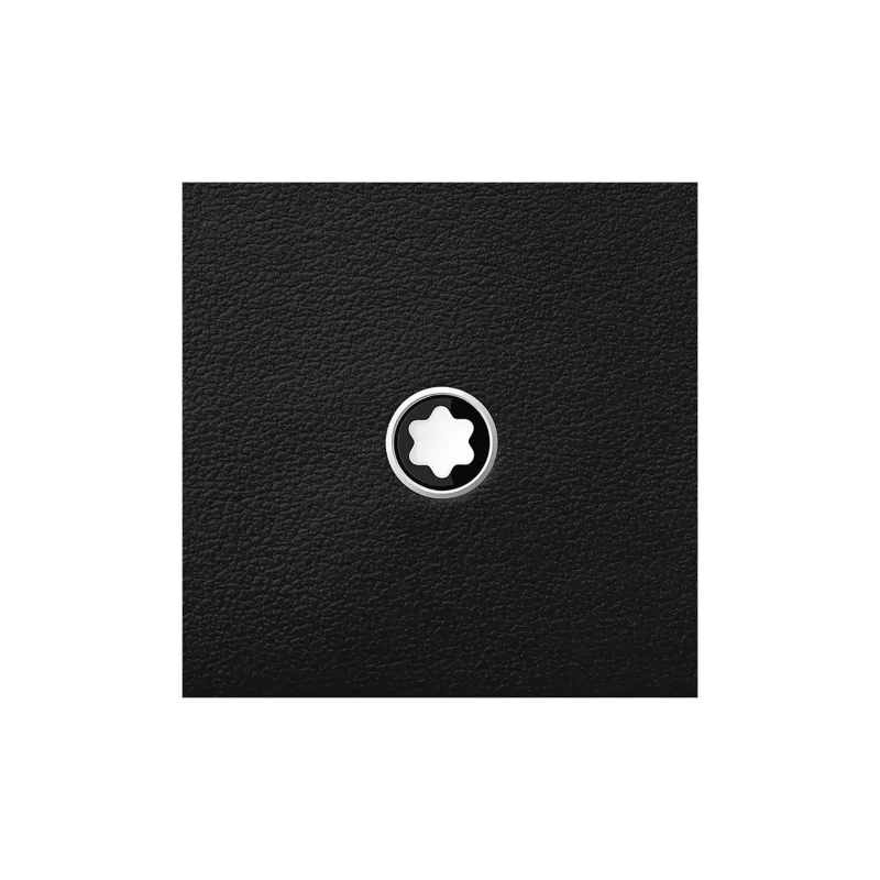 MONTBLANC Meisterstuck Full-grain Calf Leather Key Pouch Men's Black-4