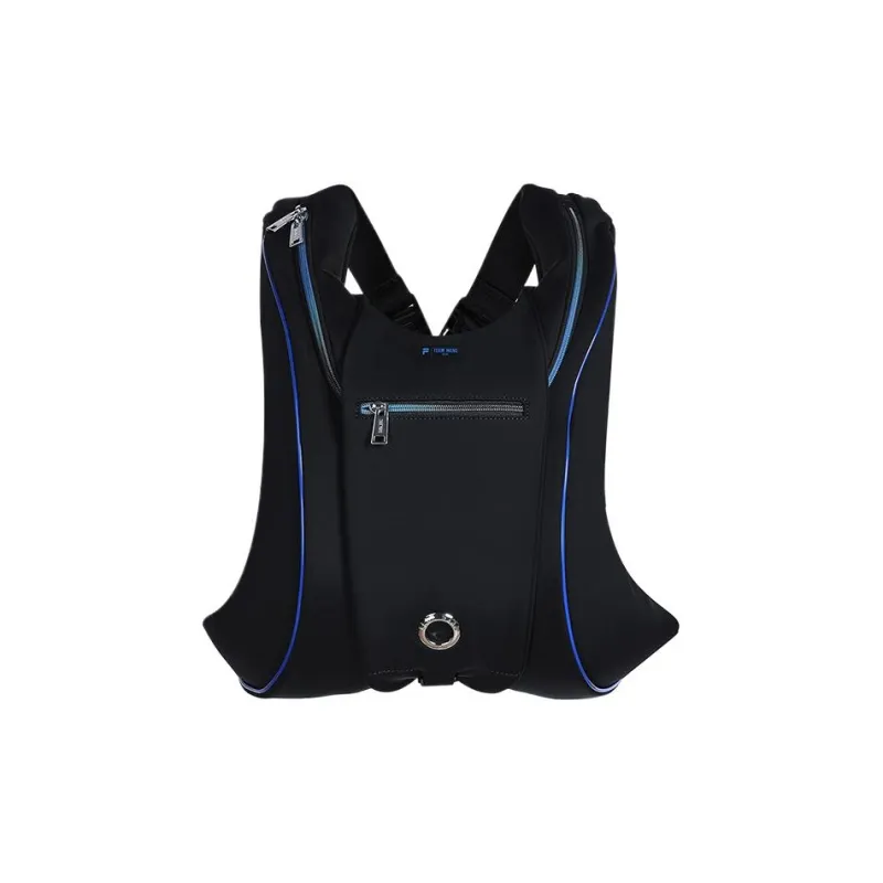 FILA FUSION TEAM WANG Design Collaboration Fabric Backpack Regular Unisex Pitch Black-0