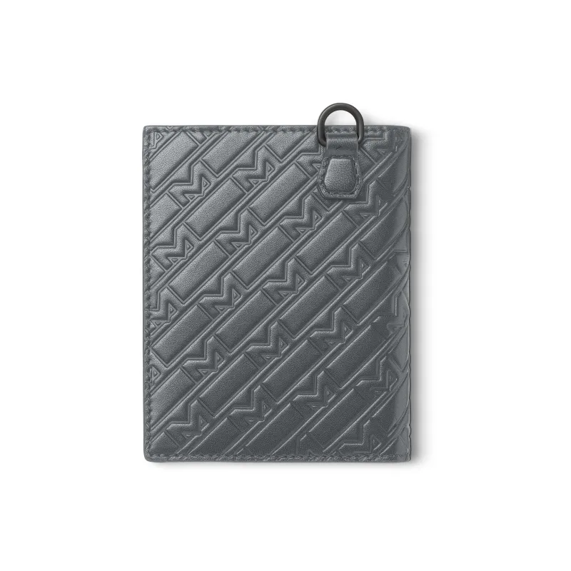 MONTBLANC M_Gram 4810 Leather Wallet Regular Men's Elegant Gray-1