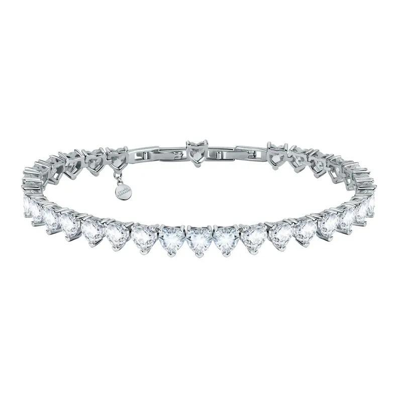 CHIARA FERRAGNI Rhodium Plated, Cubic Zirconia Bracelets Women's Silver-0