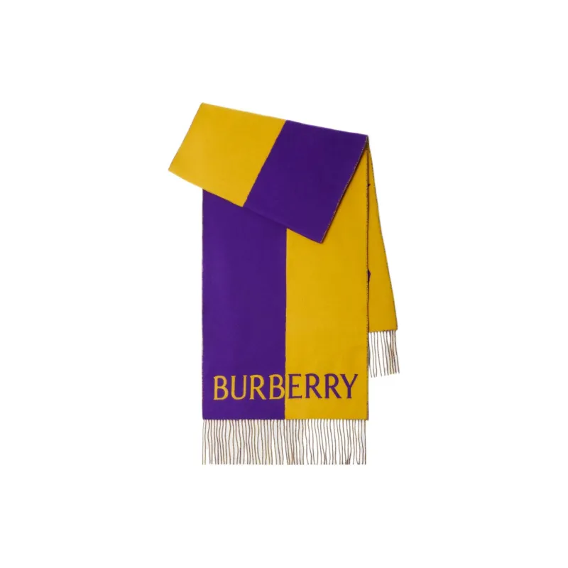 Burberry Equestrian Knight Wool cashmere Scarf-1