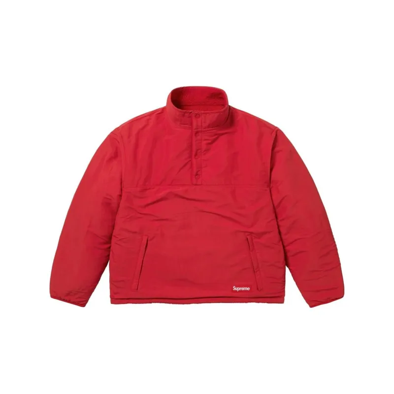 Supreme Polartec Shearling Reversible Pullover-16