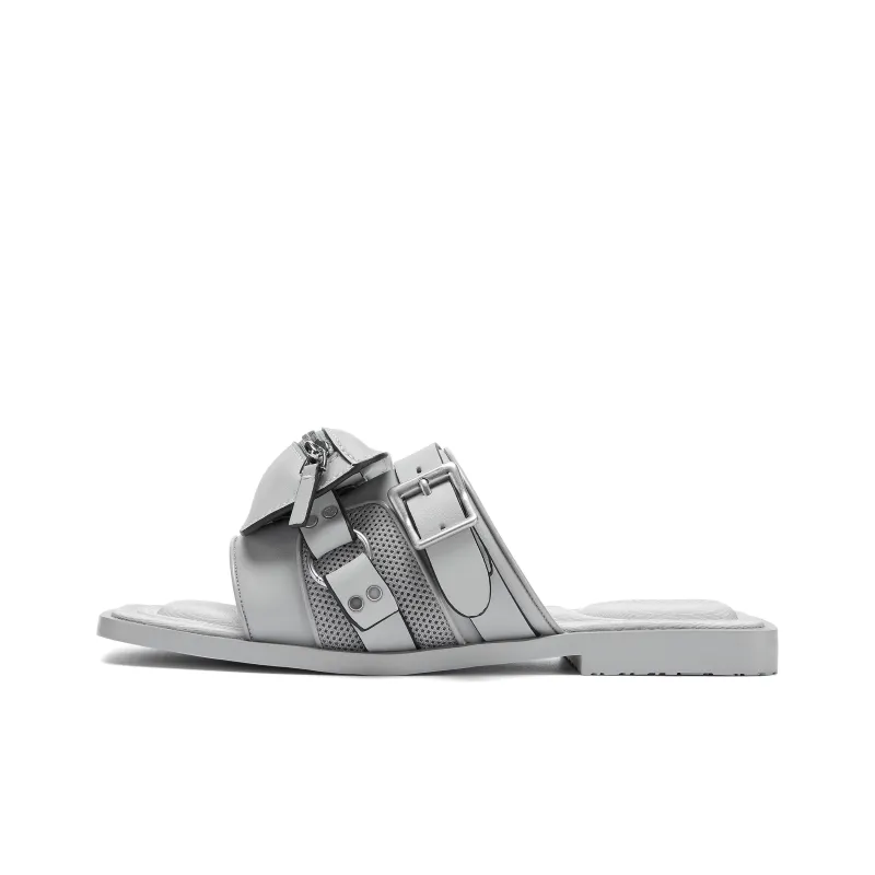 Untitlab Slide Slippers Unisex Gray-0