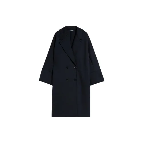 'S MAX MARA Coats Women's Dark Blue