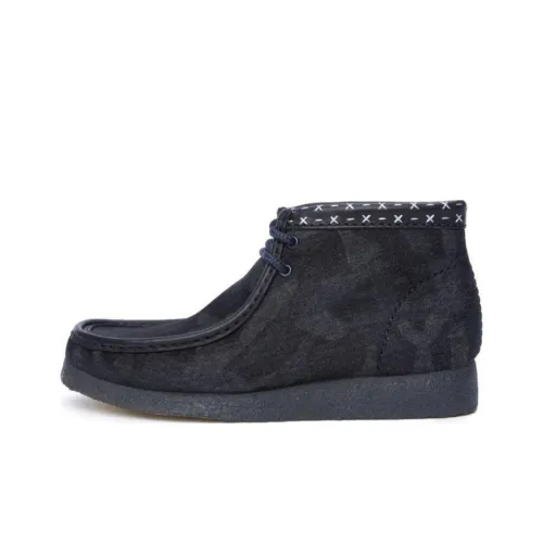 Clarks Originals Wallabee Boot Denim Blue