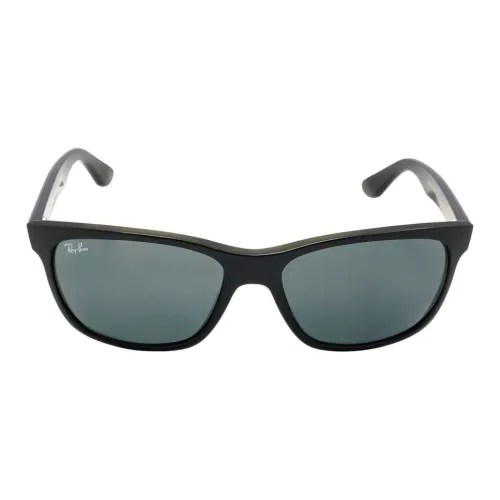 RayBan Rectangular Sunglasses Men's Black