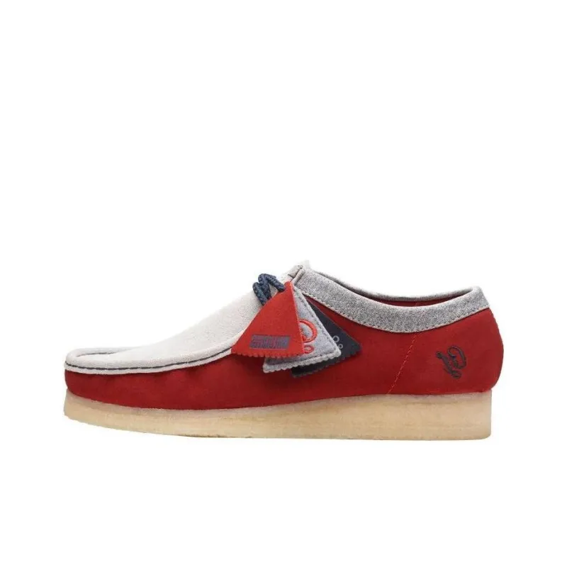 Clarks Originals Wallabee Vcy Combi Red Grey-0