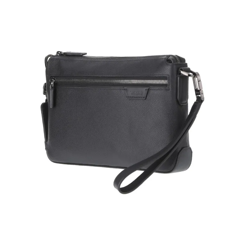 TUMI TUMI-Harrison Natural Leather Crossbody Bag Shoulder Bag Unisex Black-1