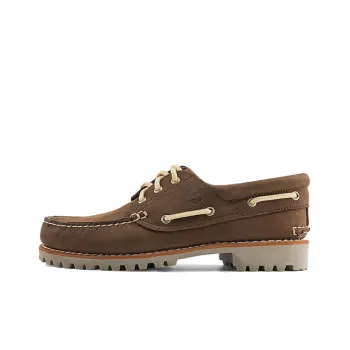 Timberland Anti Slip Wear Resistant Low Top Casual Shoes Men's Dark Brown