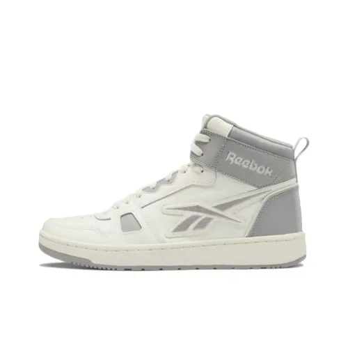 Reebok Resonator Vintage Basketball Shoes Unisex High-Top Gray/White