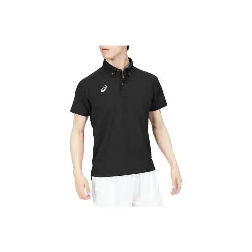 Asics Polo Shirts Men Black