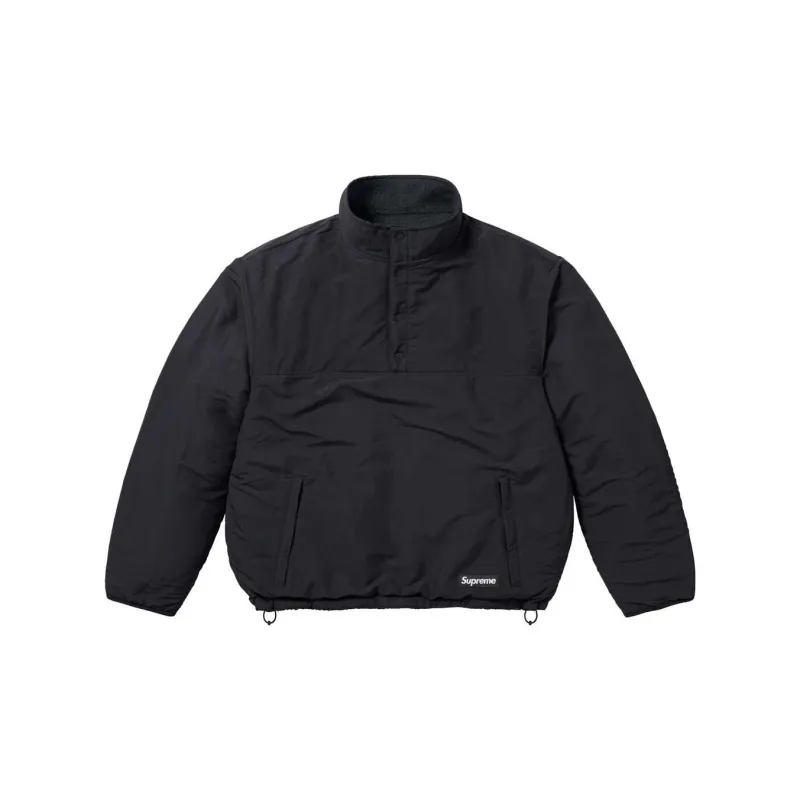 Supreme Polartec Shearling Reversible Pullover-4