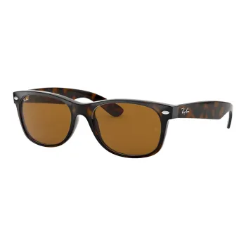 RayBan Nylon Square Sunglasses Unisex Brown