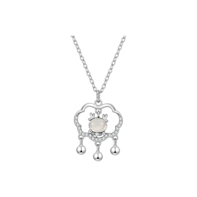 JAY Chalcedony Jade Necklaces Women's-0