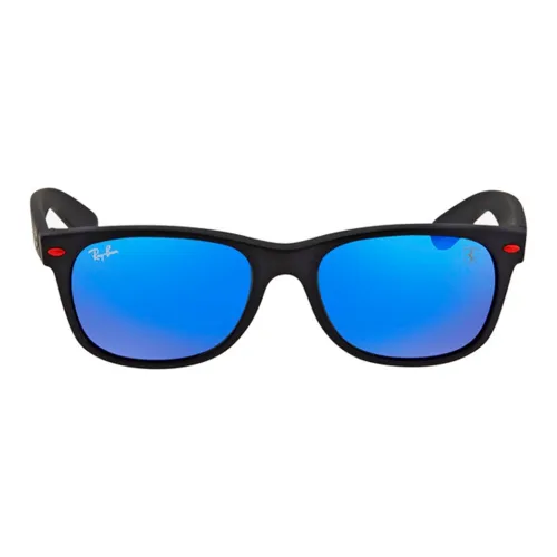 RayBan Nylon Irregular Shape Sunglasses Unisex Black