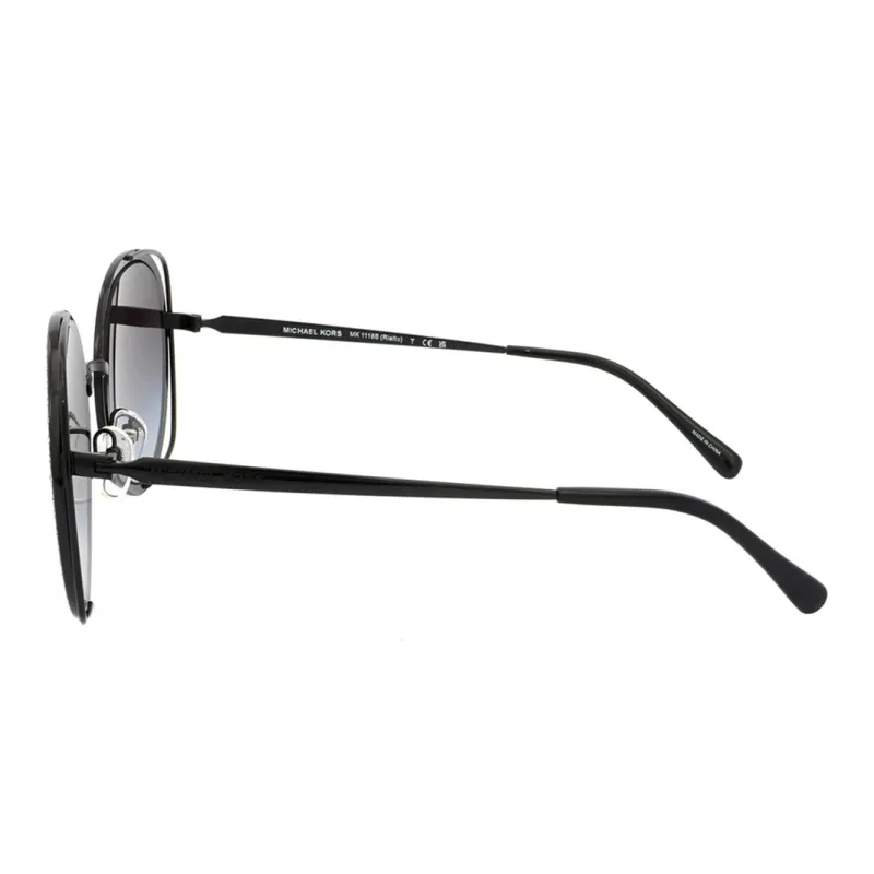 MICHAEL KORS Metal Round Sunglasses Women's Black-2