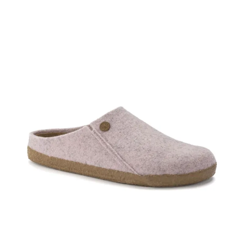 Birkenstock Zermatt Shearling Clog Wool Felt Light Rose-1