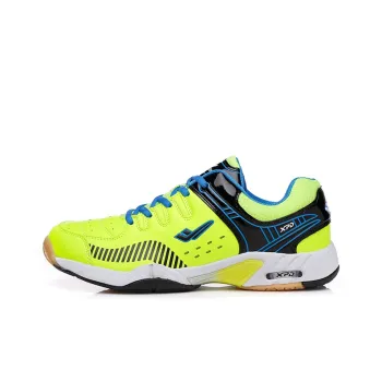 XPD Badminton Shoes Unisex Low Top Neon Green/Royal Blue