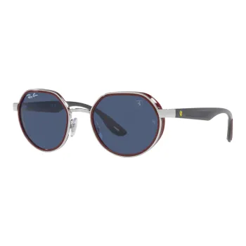 RayBan Metal Round Sunglasses Men's Silver