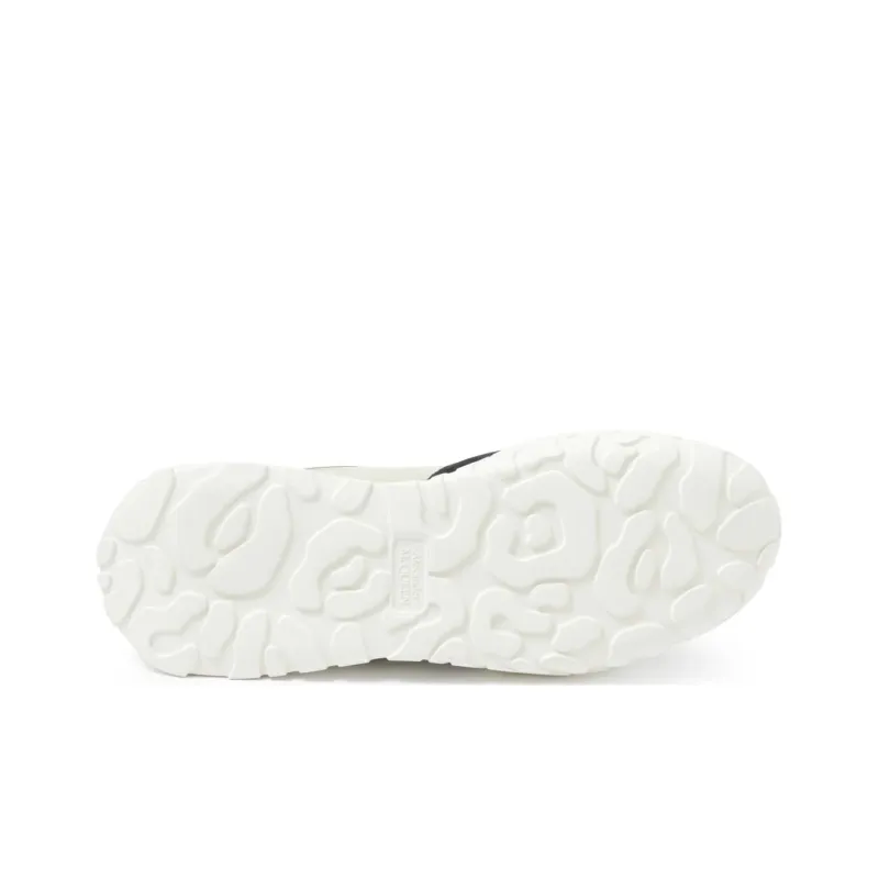 Alexander McQueen Court Paneled Low Top Sneakers 'Beige White Red'-3