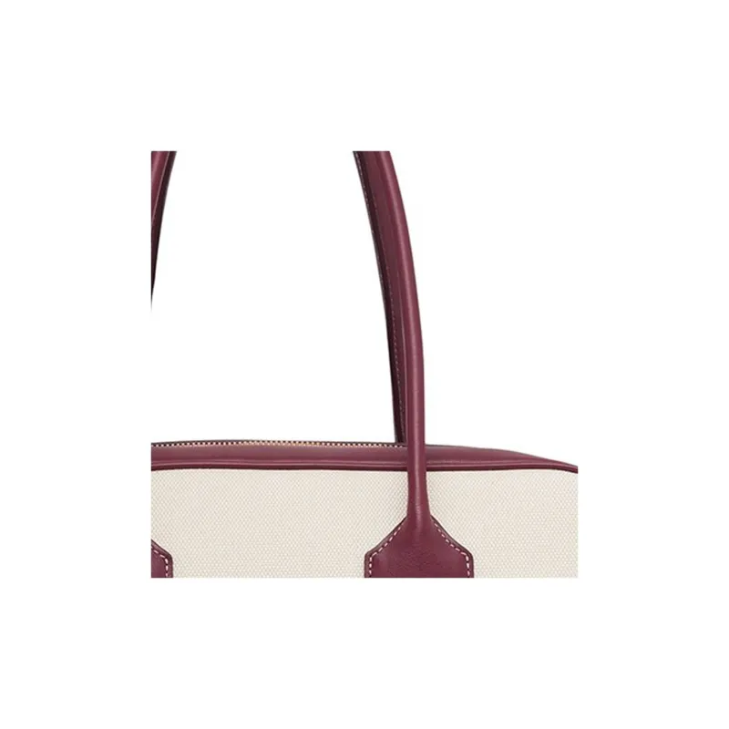 Burberry HorseferryCube-Semi-Cube Bag Canvas One Shoulder Handbags Regular Women's White-4