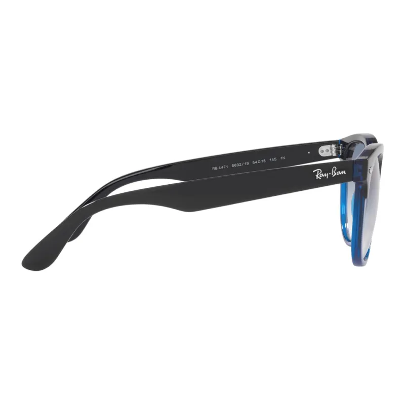 RayBan Plastic Oval Sunglasses Unisex Black-4